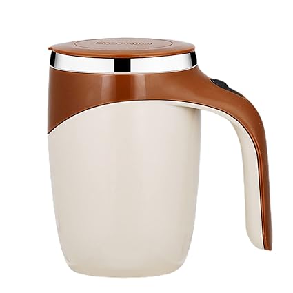 Electric Mixing Cup, Stainless Steel Self Stirring Coffee Mug Cup Automatic Magnetic Stirring Coffee Mug Electric High Speed Mixing Cup for Coffee, Milk, Cocoa and Other Beverages