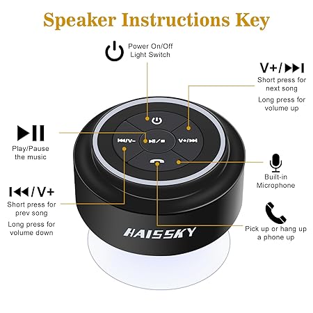 Bluetooth Shower Speakers
