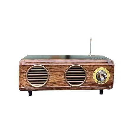 B15 Bluetooth Speaker Brown | FM | Vintage Vibes | Retro Speaker