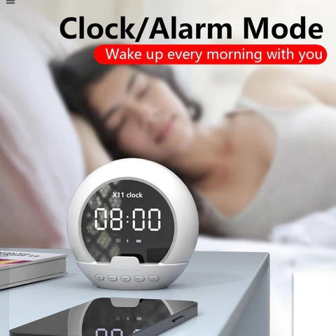Bluetooth Speaker with Alarm & Digital Clock